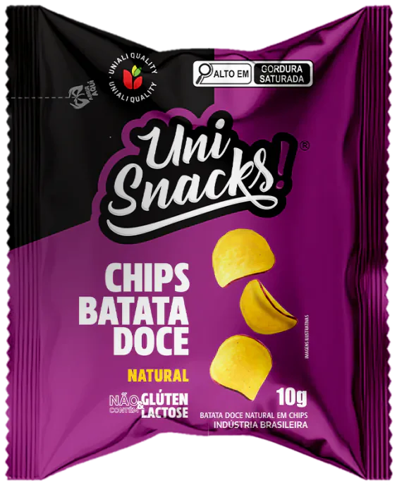 Chips de batata-doce UniSnacks