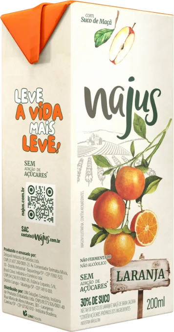 Suco Najus de laranja