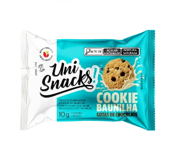 Cookie Baunilha com Gotas de Chocolate 10g