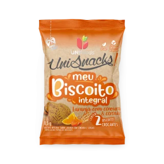 Biscoito Integral Laranja com Cenoura