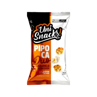 Pipoca Duo Caramelo e Salgada 35g