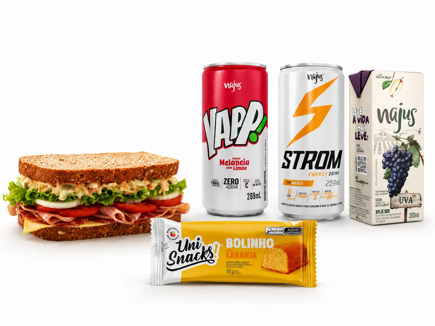 Kit lanche corporativo UniAlimentação