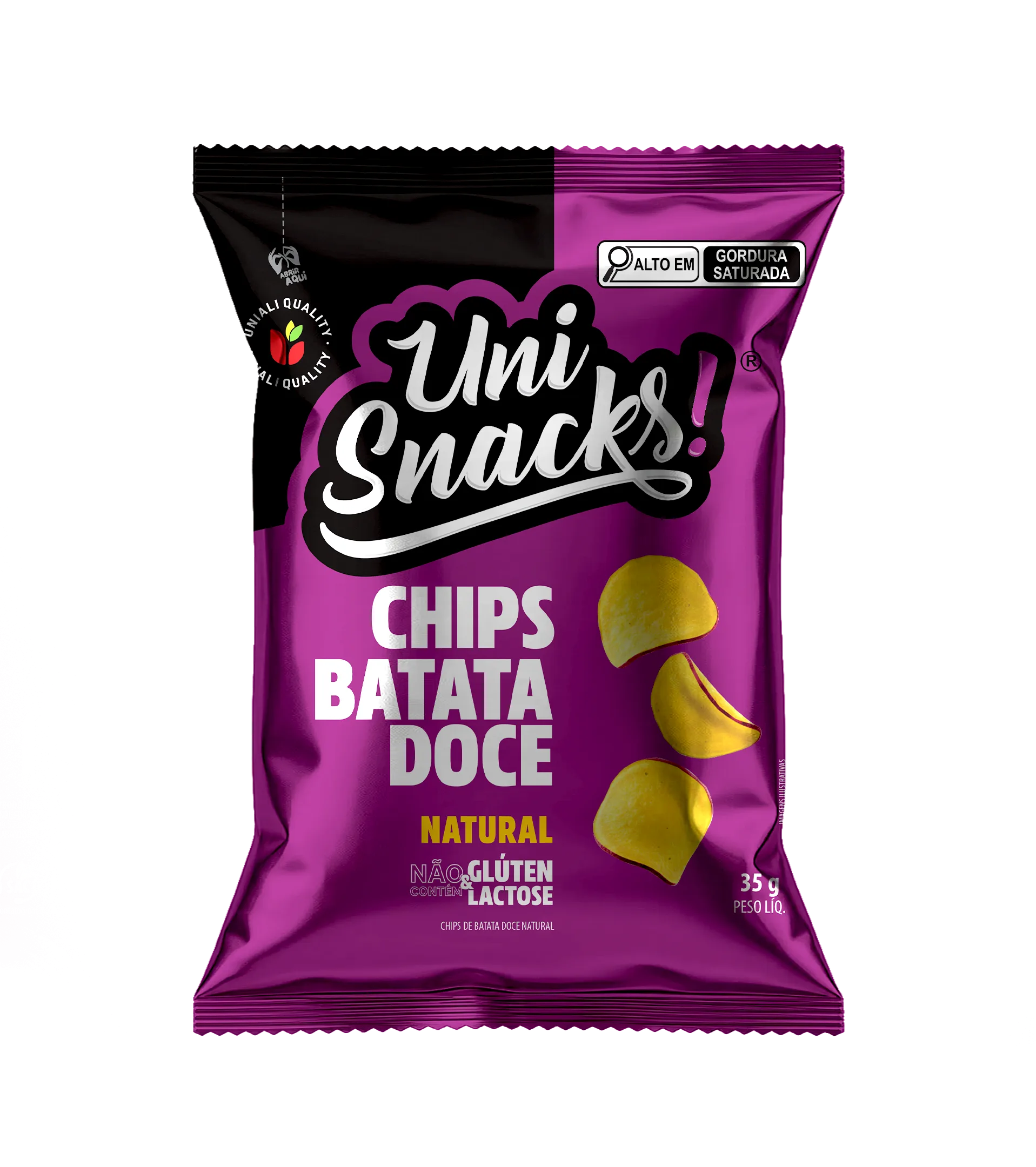 Chips Batata Doce Natural 35g