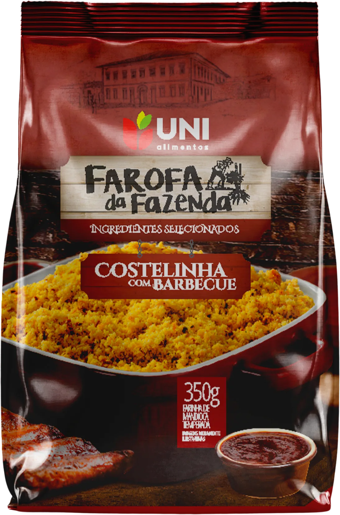 Farofa Costelinha com Barbecue 350g
