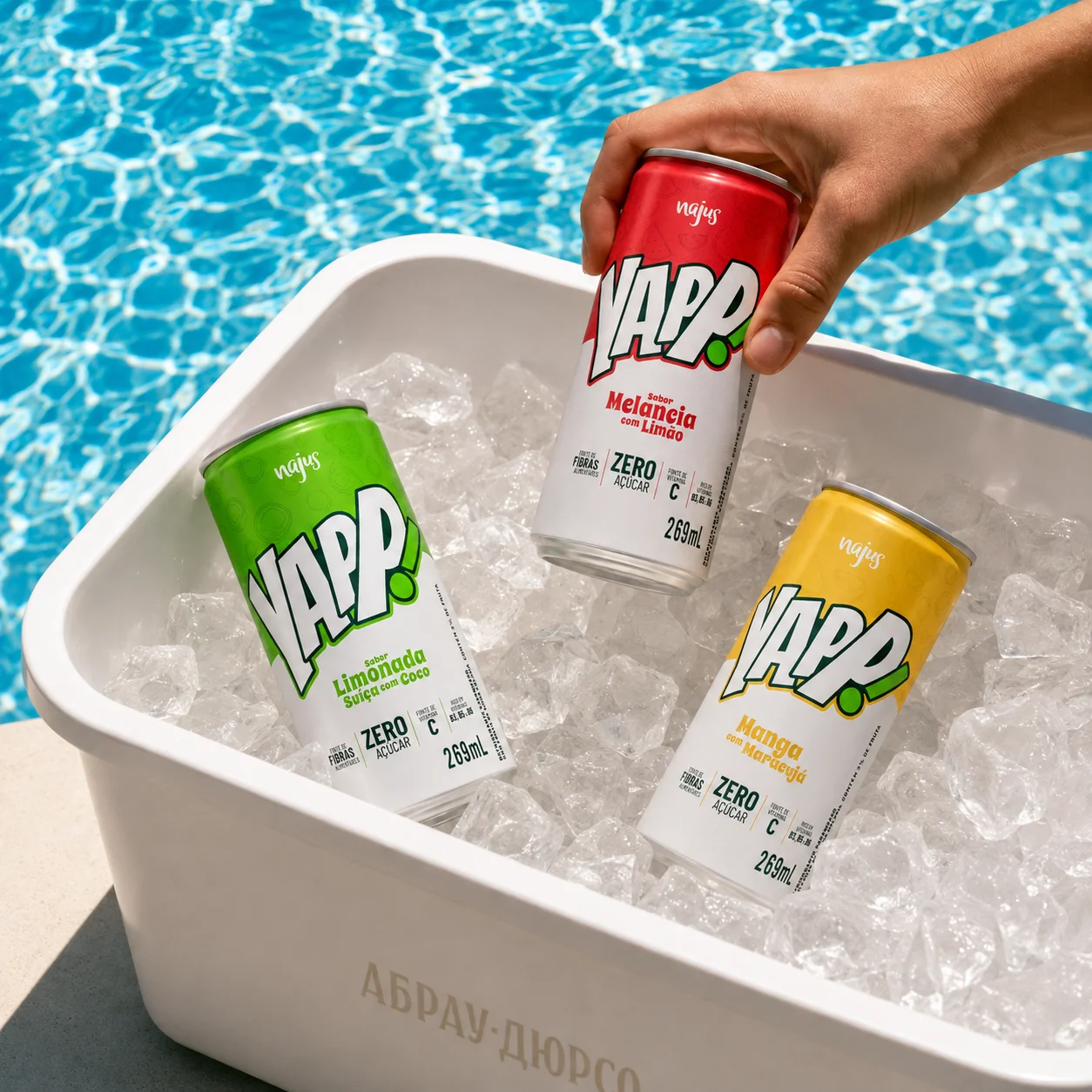 Conheça os novos sabores da YAPP Zero Açúcar